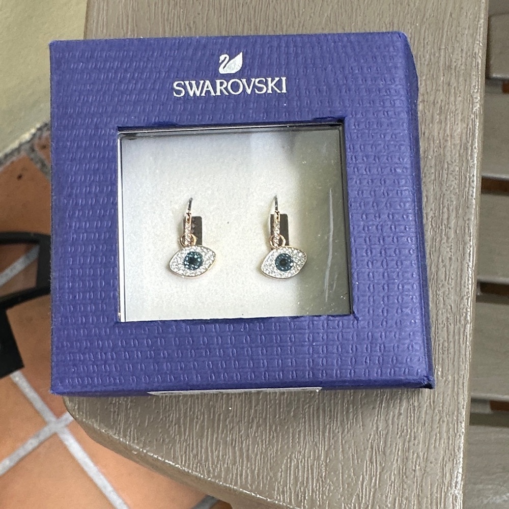 SWAROVSKI eye earrings